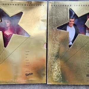 Barbie Gold Hollywood Legends Collection Doll Pair